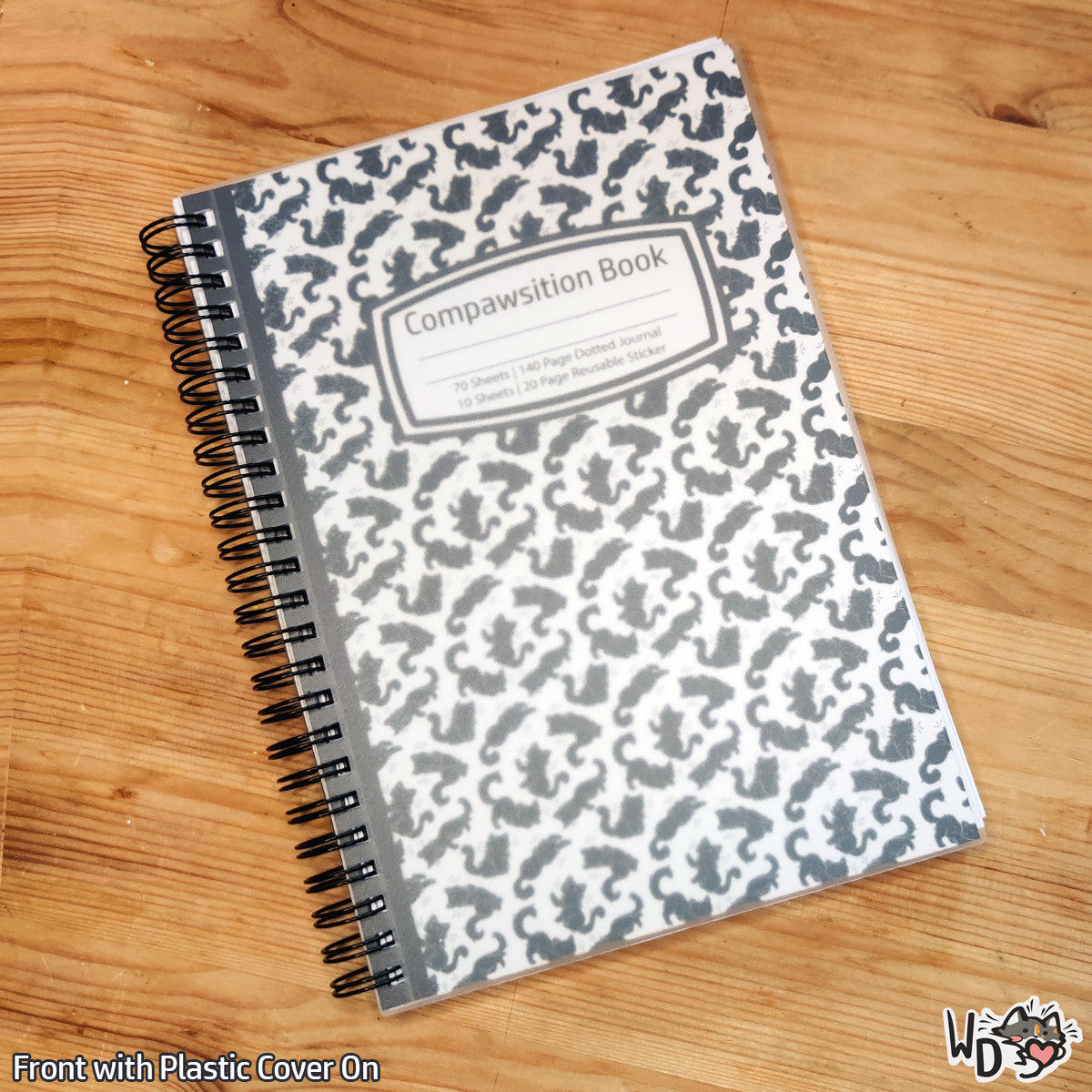 Reusable sticker & Journal Book - Compawsition Book