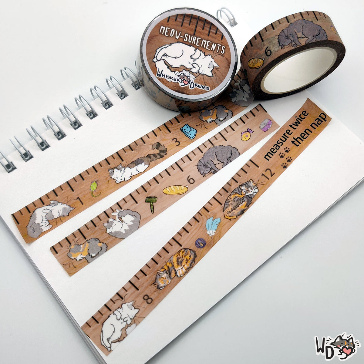 Washi Tape - Meow-surements