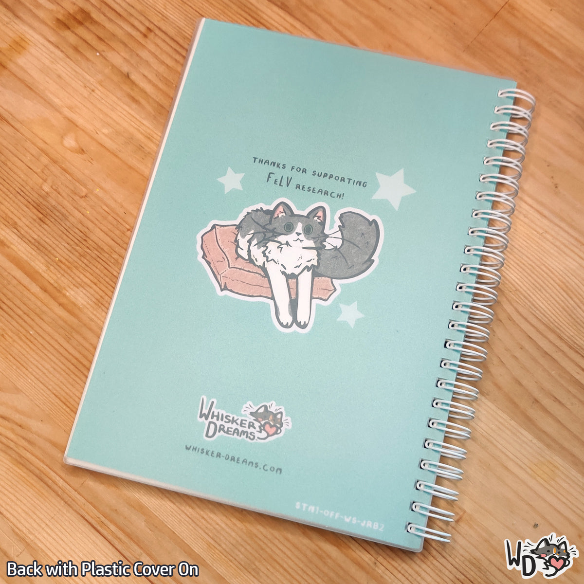 Reusable sticker and journal Book - Paws off my Stuff, please