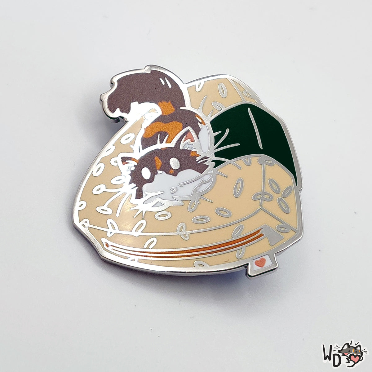Rice Ball Roll Lapel Pin