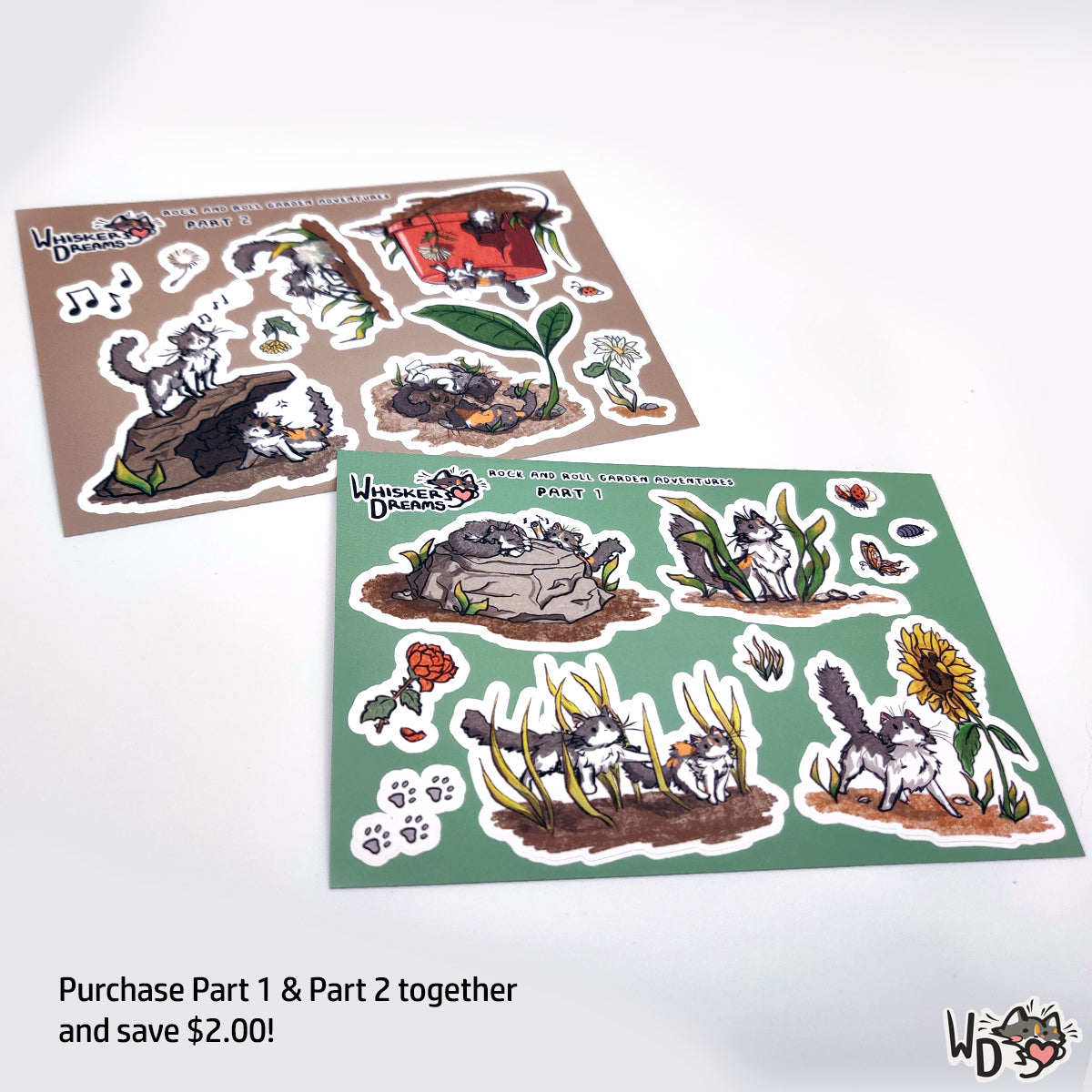 Sticker Sheet - Rock and Roll Garden Adventures - Part 1