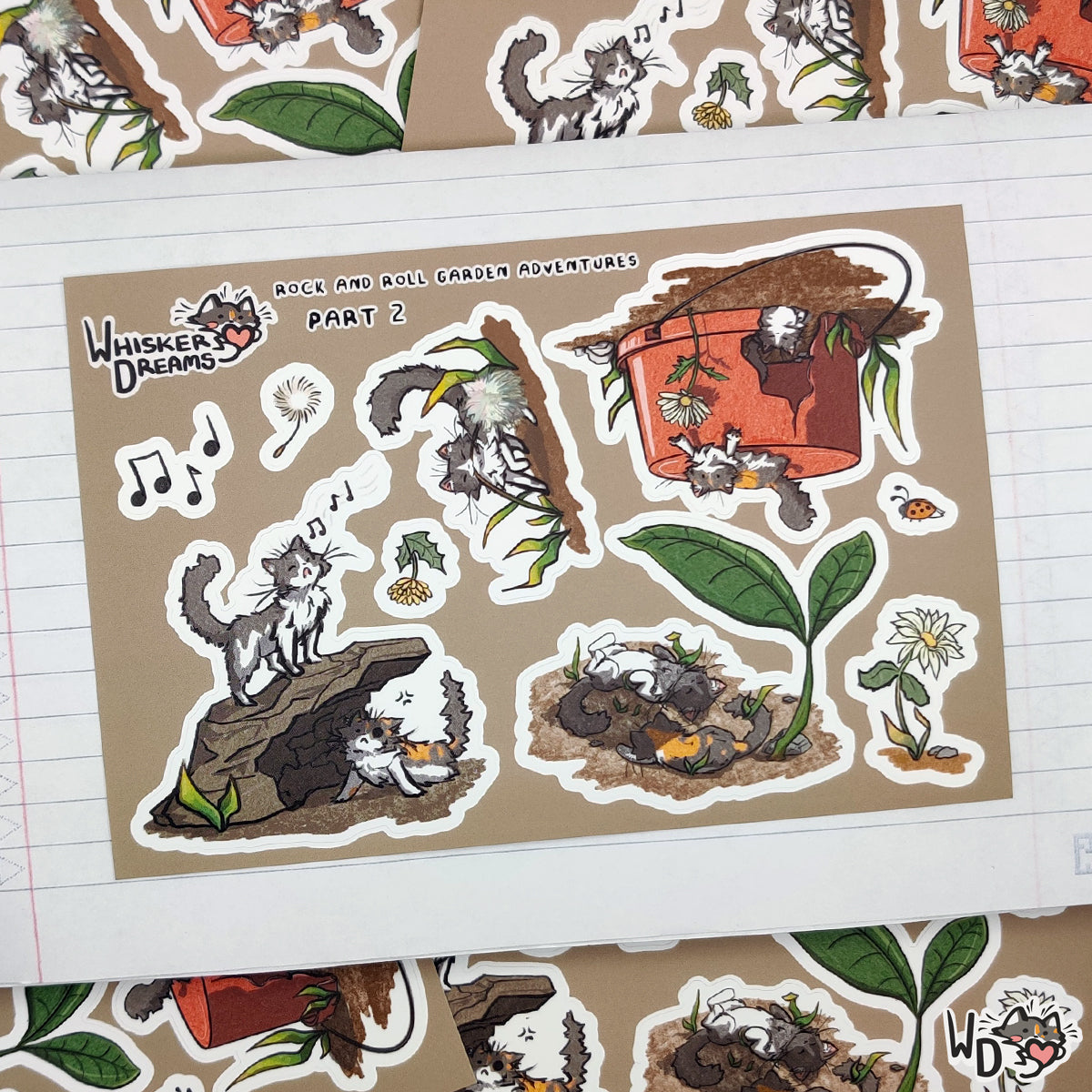 Sticker Sheet - Rock and Roll Garden Adventures - Part 2