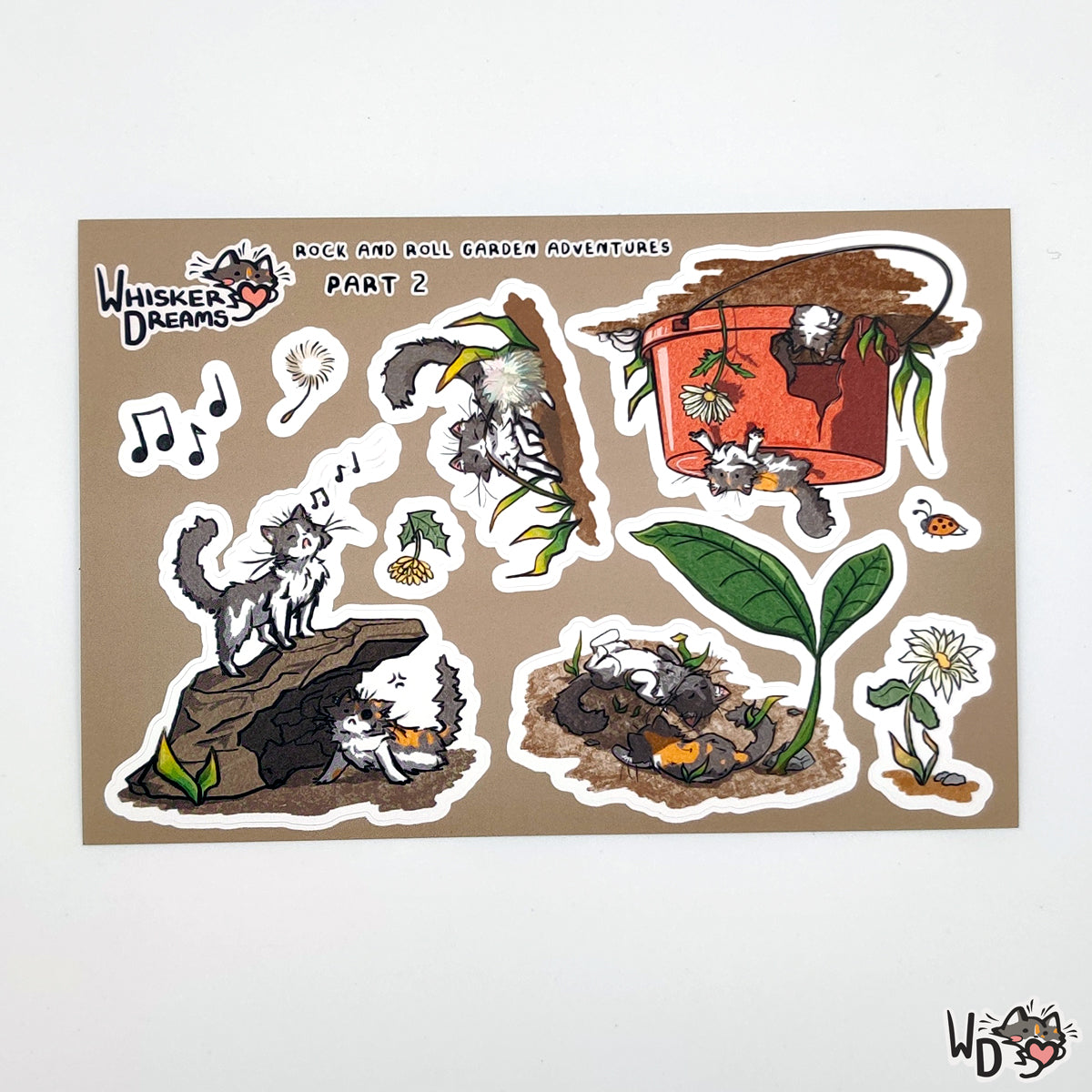 Sticker Sheet - Rock and Roll Garden Adventures - Part 2
