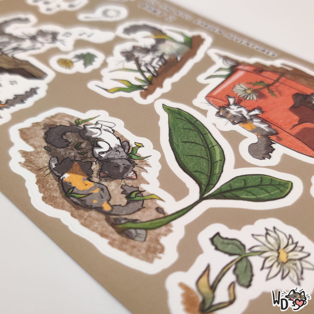 Sticker Sheet - Rock and Roll Garden Adventures - Part 2
