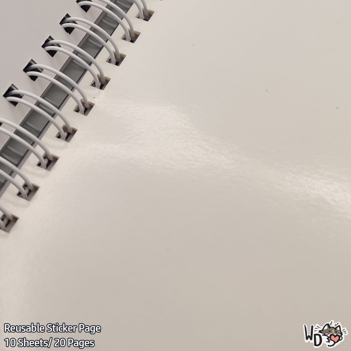 Reusable sticker and journal Book - Paws off my Stuff, please