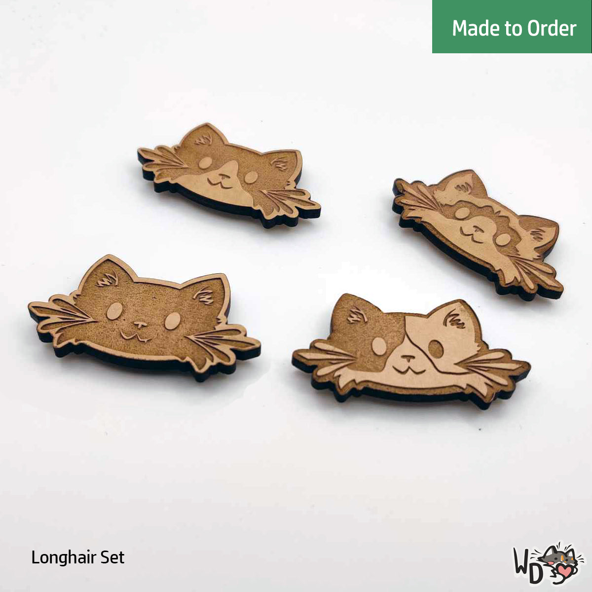 Magnet Set - Cat Clutter (Set of 4)