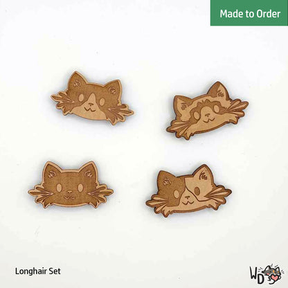 Magnet Set - Cat Clutter (Set of 4)