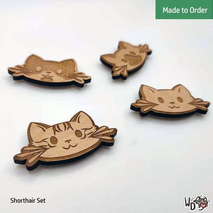 Magnet Set - Cat Clutter (Set of 4)