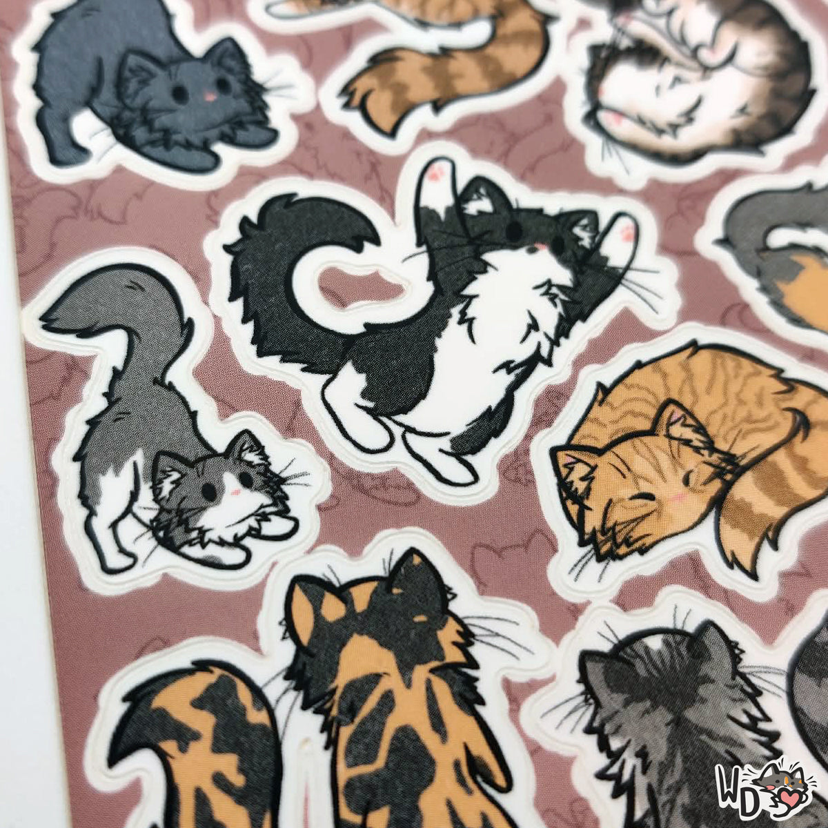 Sticker Sheet - Bean Cats 2.0