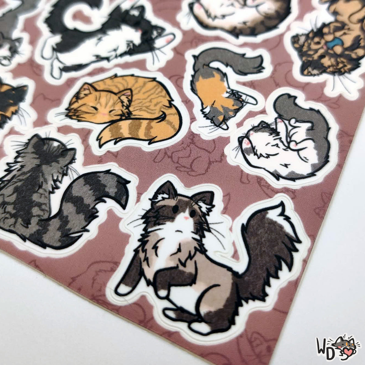 Sticker Sheet - Bean Cats 2.0