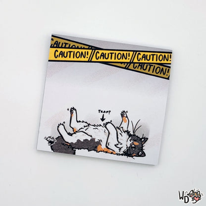 "Caution! Trap?" Post-it Notes