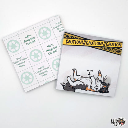 "Caution! Trap?" Post-it Notes
