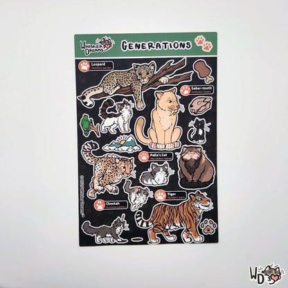 Sticker Sheet - Generations