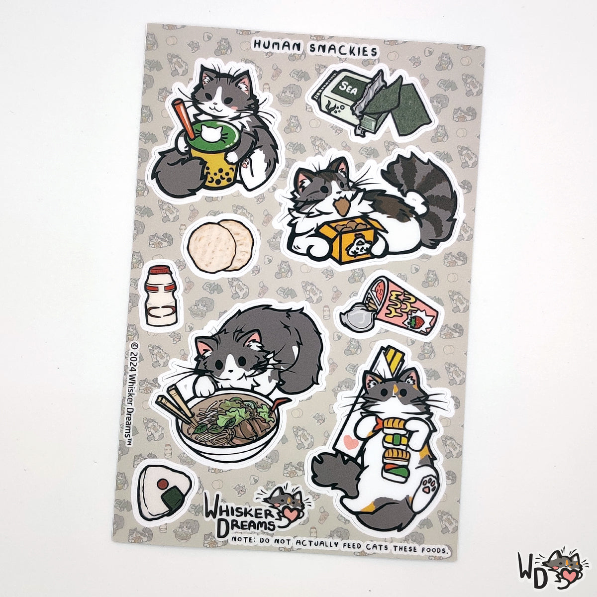 Sticker Sheet - Human Snackies