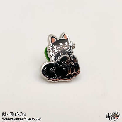 "Mini Whiskers" Lapel Pins