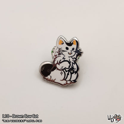 "Mini Whiskers" Lapel Pins