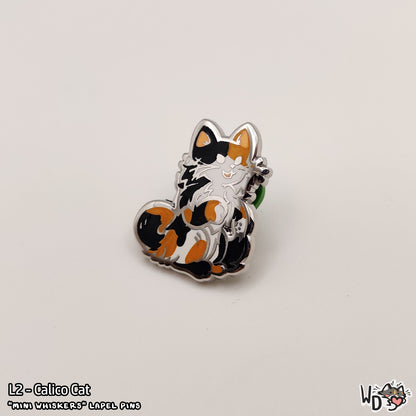 "Mini Whiskers" Lapel Pins