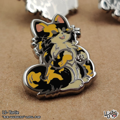 "Mini Whiskers" Lapel Pins