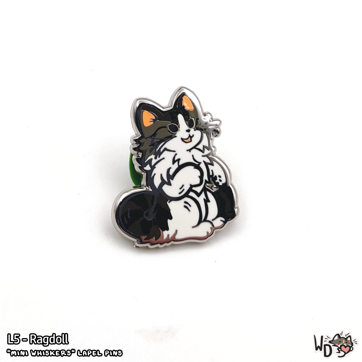 "Mini Whiskers" Lapel Pins