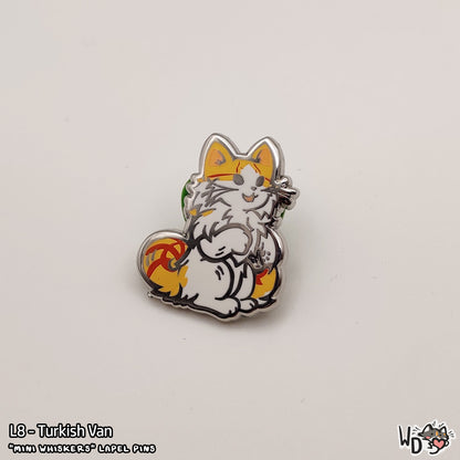 "Mini Whiskers" Lapel Pins