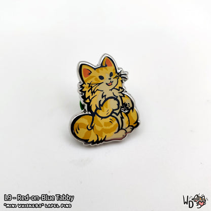 "Mini Whiskers" Lapel Pins