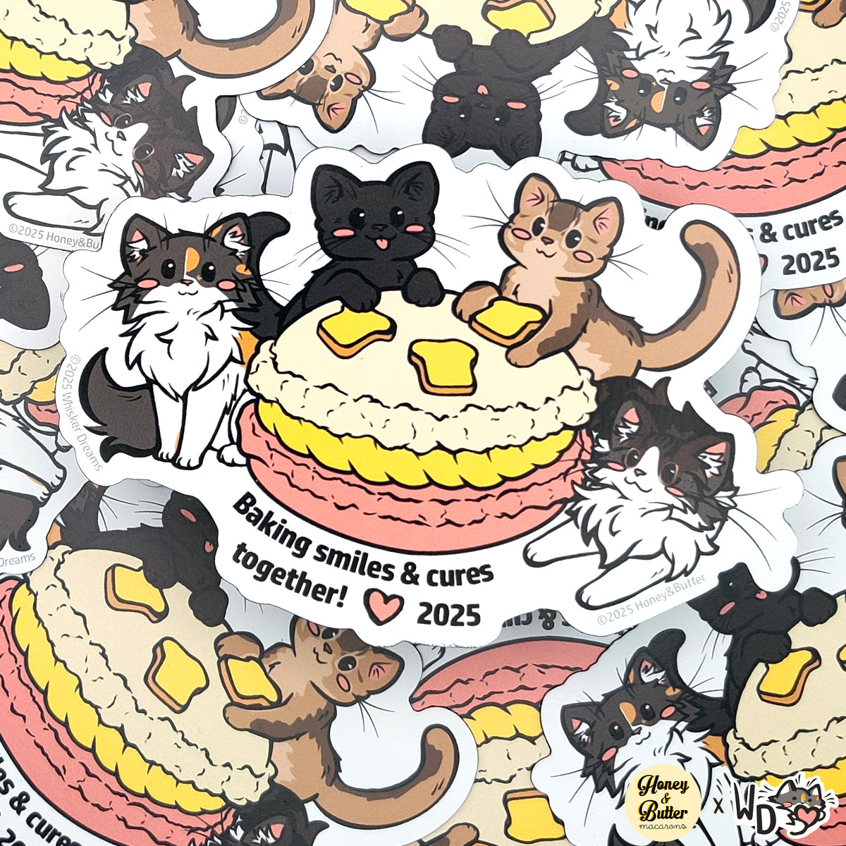 Ma-Cat-aron Fridge Magnet - H&B Collab