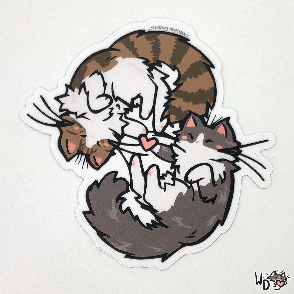 Sticker - Pawheart (Original: Bandit and Ghost)