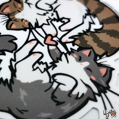 Sticker - Pawheart (Original: Bandit and Ghost)