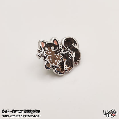 "Mini Whiskers" Lapel Pins