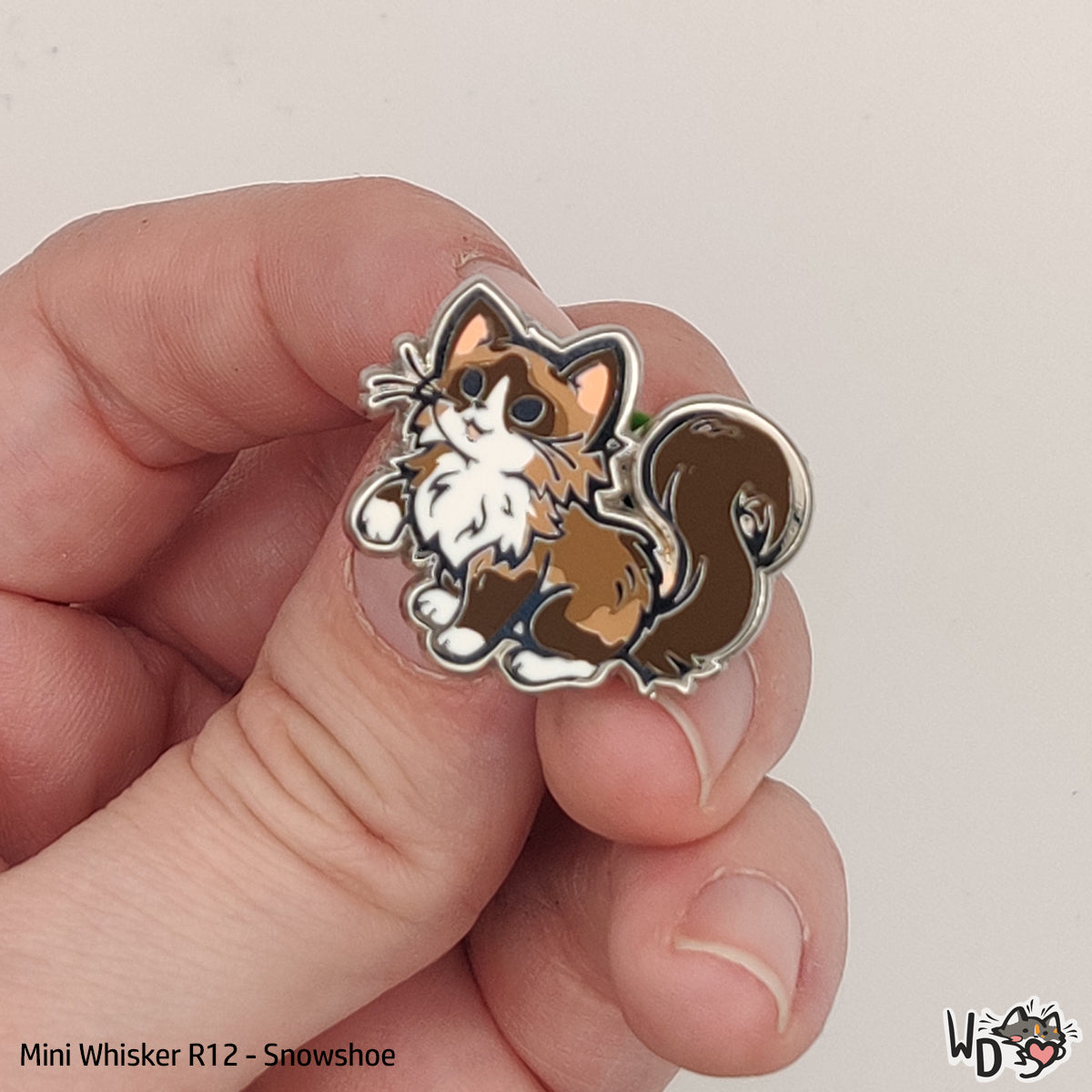 "Mini Whiskers" Lapel Pins