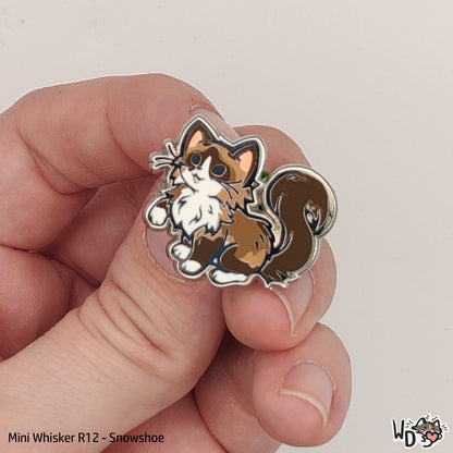 "Mini Whiskers" Lapel Pins