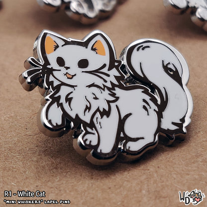 "Mini Whiskers" Lapel Pins