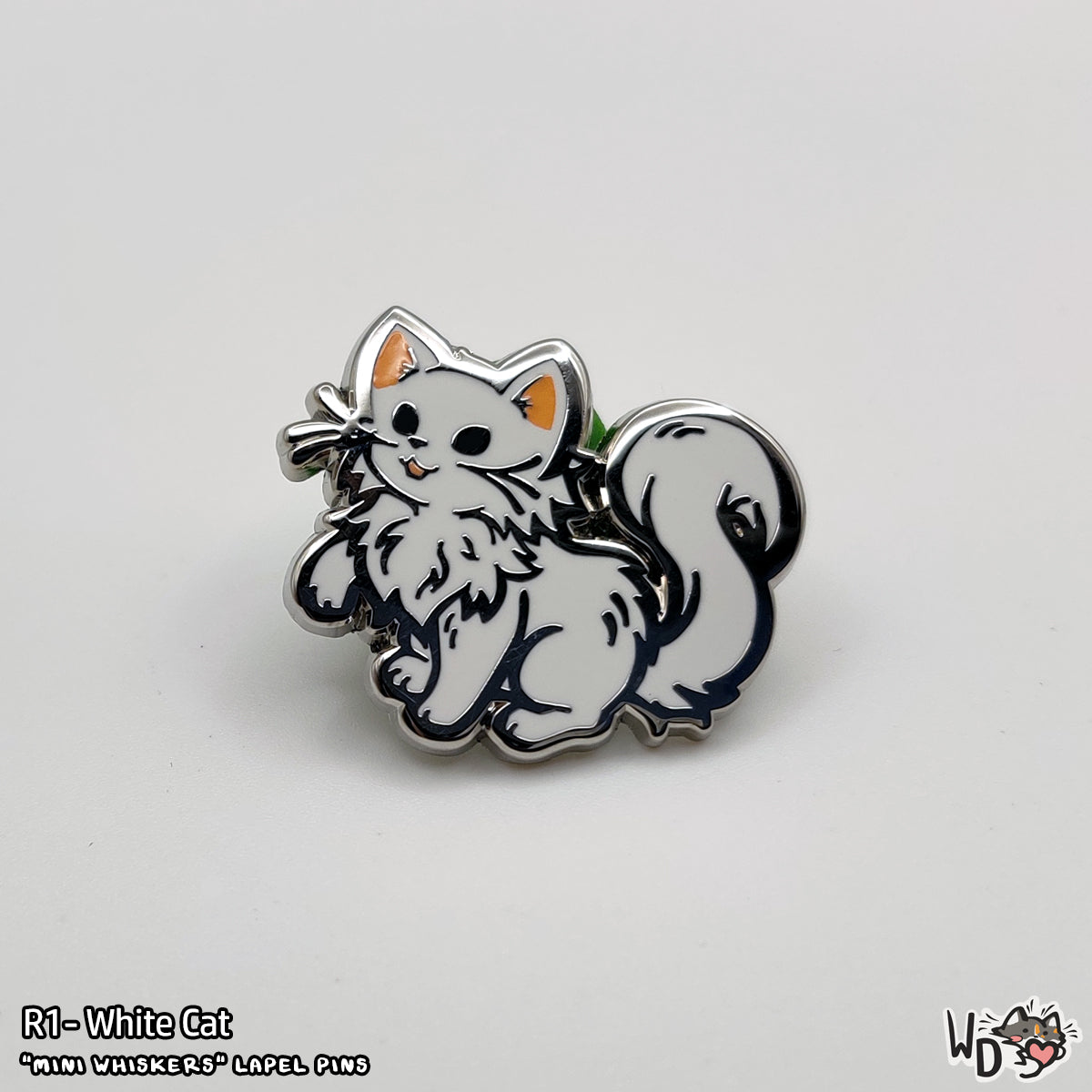 "Mini Whiskers" Lapel Pins