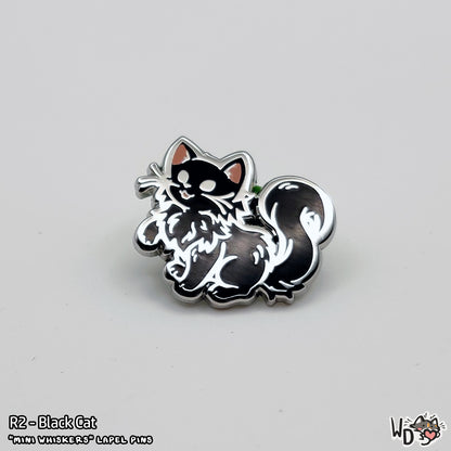 "Mini Whiskers" Lapel Pins