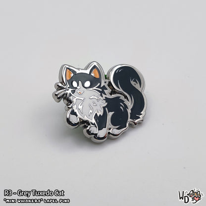 "Mini Whiskers" Lapel Pins