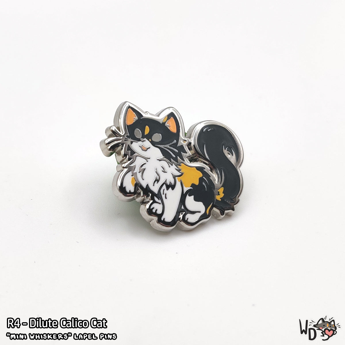 "Mini Whiskers" Lapel Pins