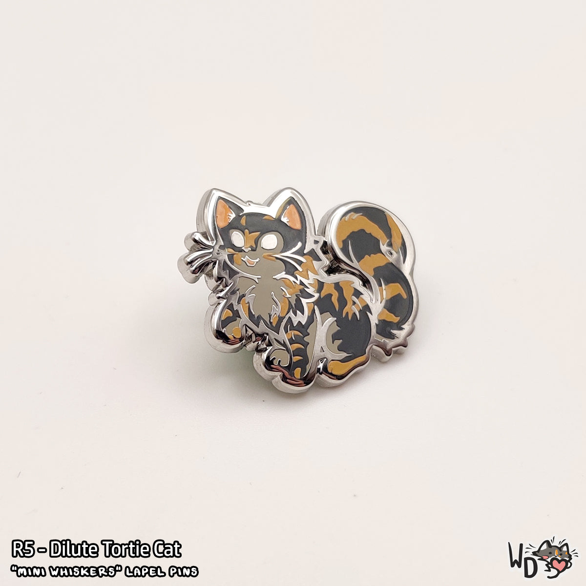 "Mini Whiskers" Lapel Pins