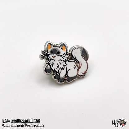 "Mini Whiskers" Lapel Pins