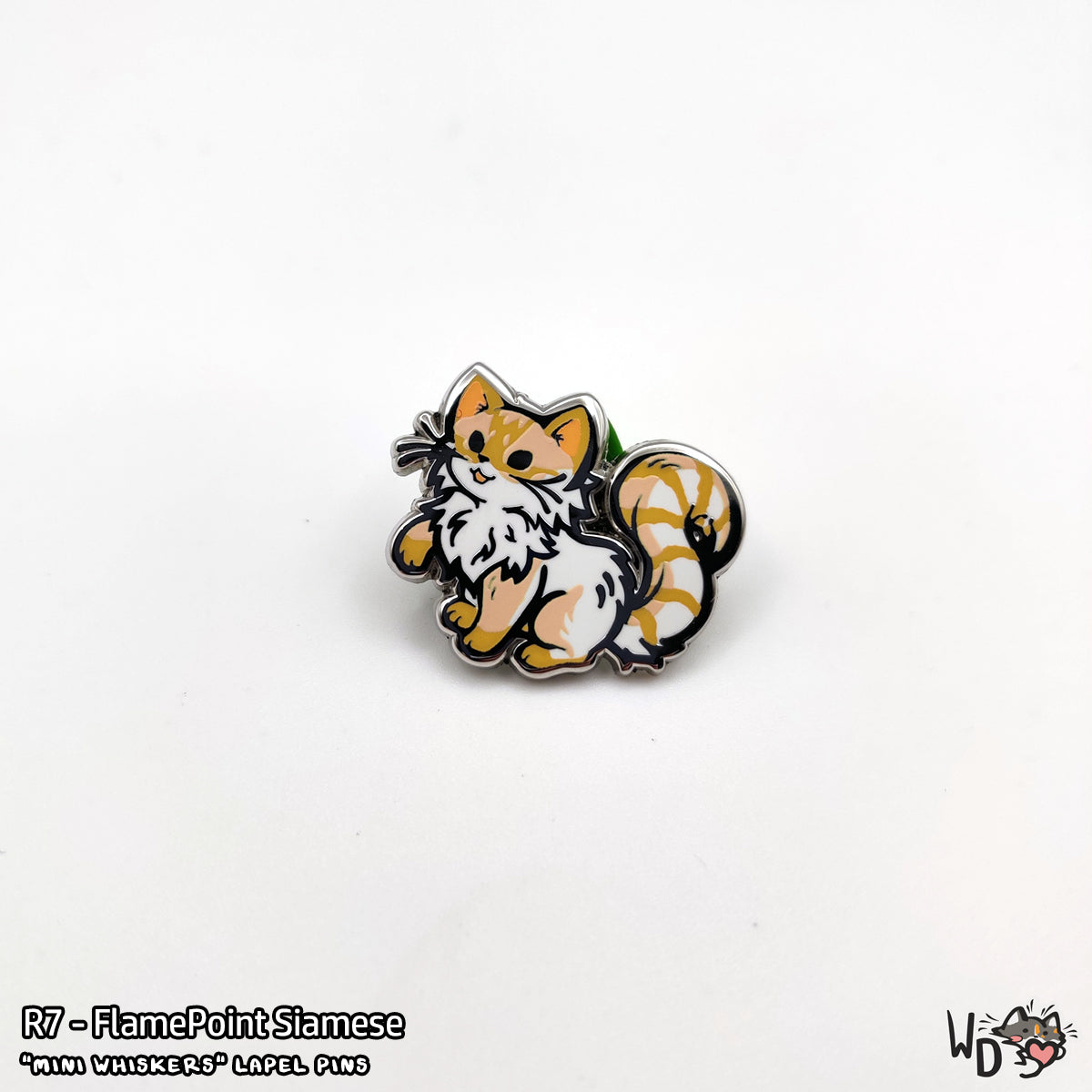 "Mini Whiskers" Lapel Pins