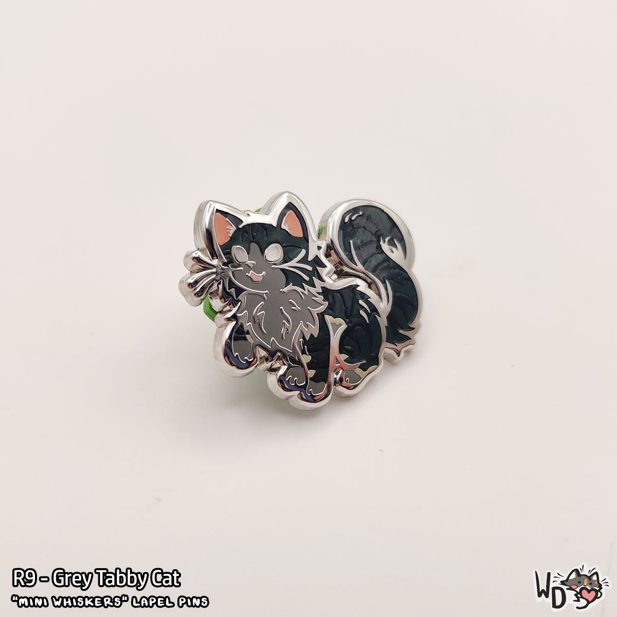 "Mini Whiskers" Lapel Pins