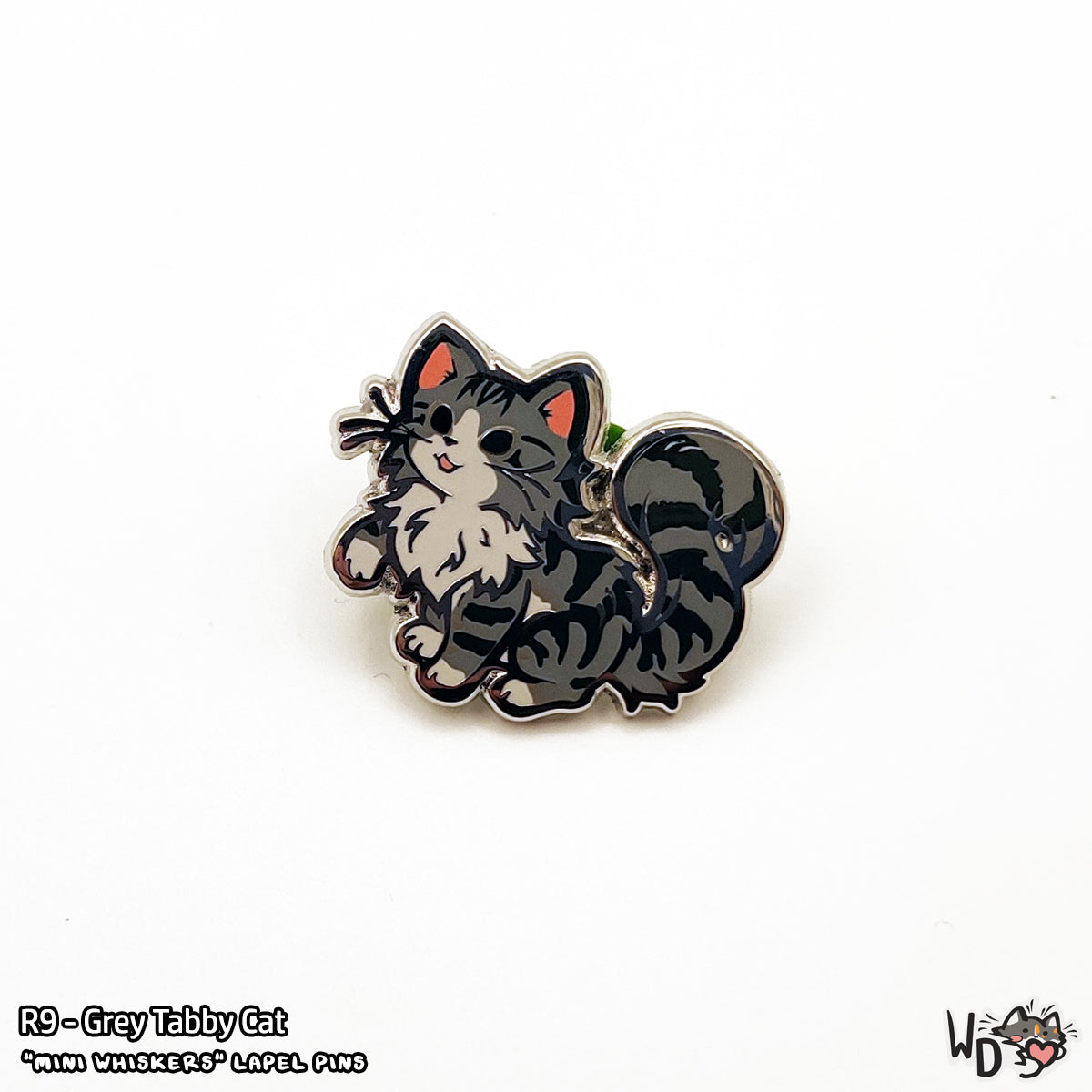 "Mini Whiskers" Lapel Pins