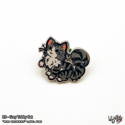 "Mini Whiskers" Lapel Pins