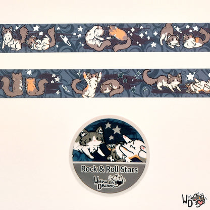 Washi Tape - Rock & Roll Stars Washi Tape