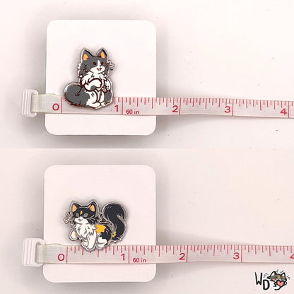 "Mini Whiskers" Lapel Pins