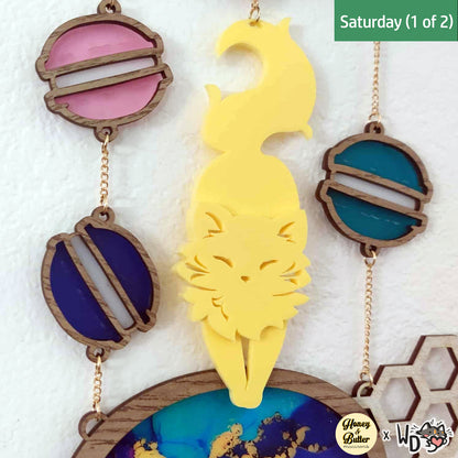 Honey & Butter x Whisker Dreams Collaboration Suncatcher - Saturday