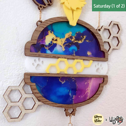 Honey & Butter x Whisker Dreams Collaboration Suncatcher - Saturday
