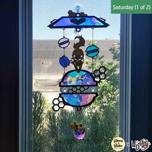 Honey & Butter x Whisker Dreams Collaboration Suncatcher - Saturday