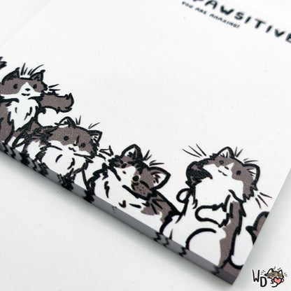 "Stay Pawsitive" Post-it Notes