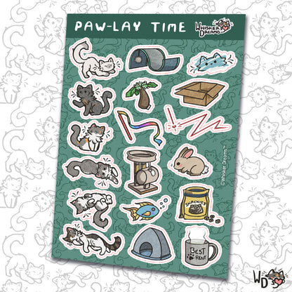 Sticker Sheet - Paw-lay Time