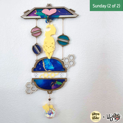 Honey & Butter x Whisker Dreams Collaboration Suncatcher - Sunday
